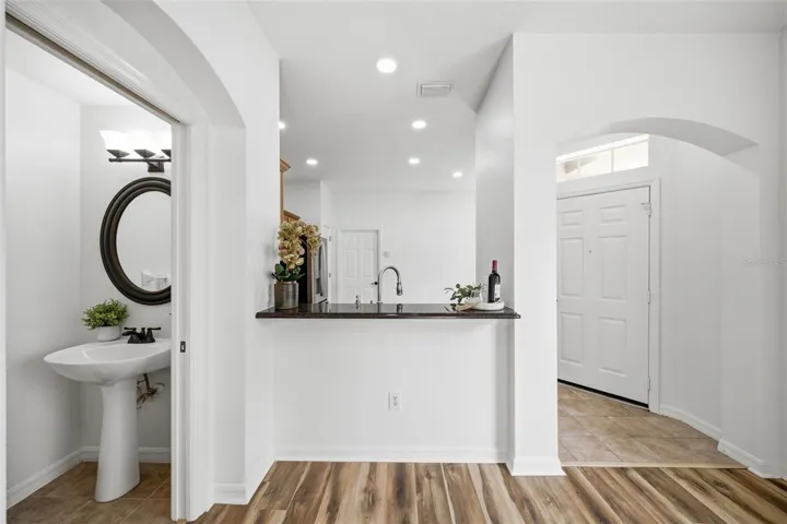 Half Bathroom off of Great Room