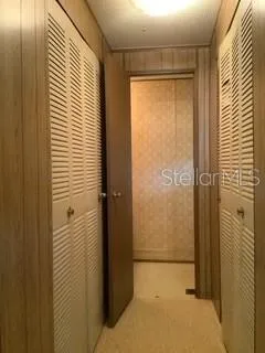 Dual closets and en suite bathroom.