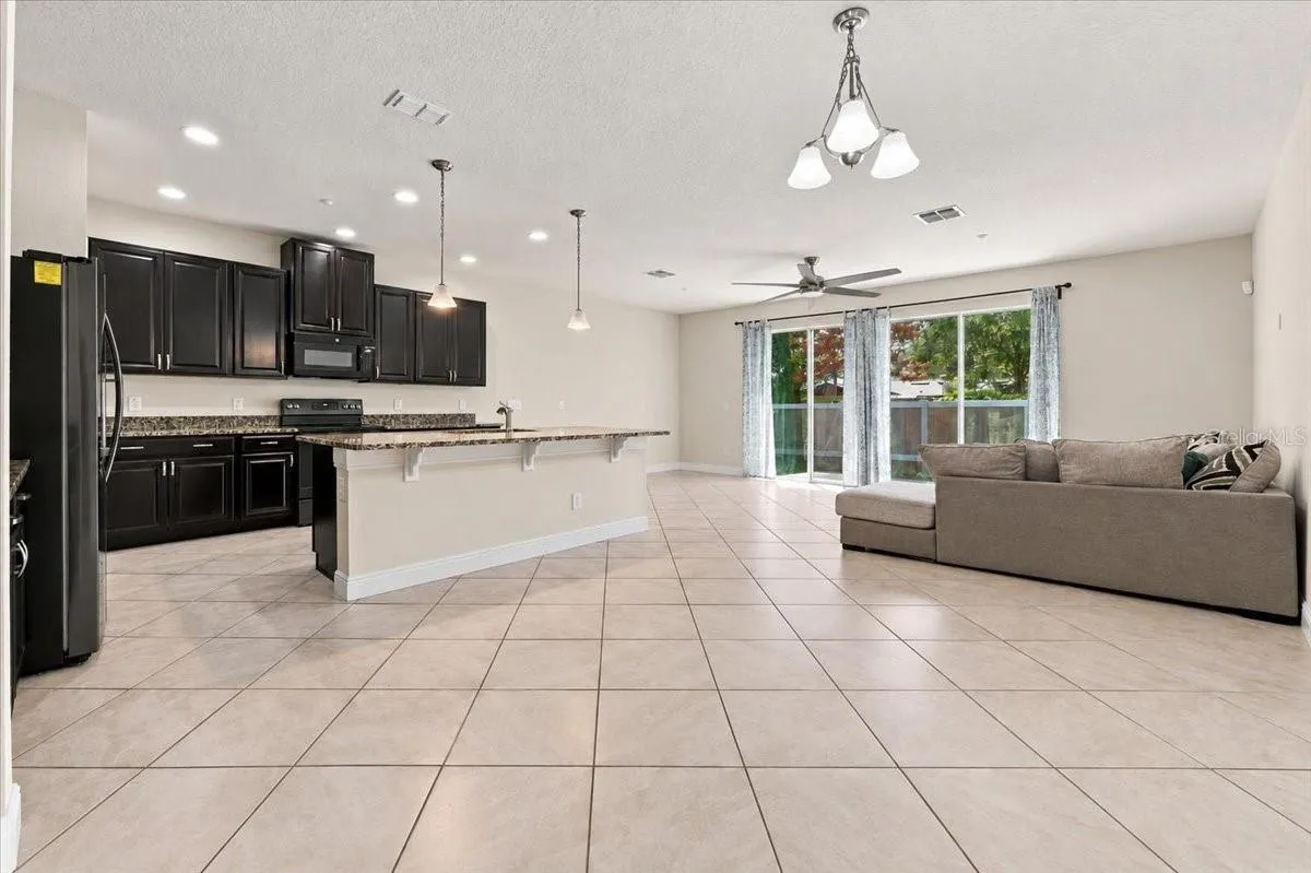 Open kitchen and living area, perfect for entertaining and everyday living