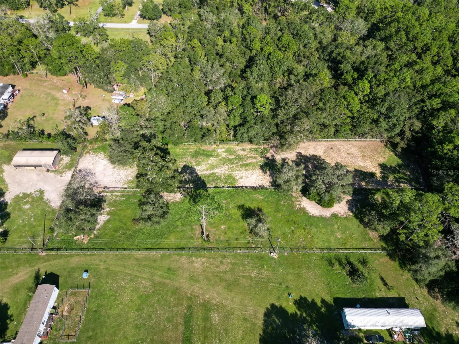 View of the 2 paddocks