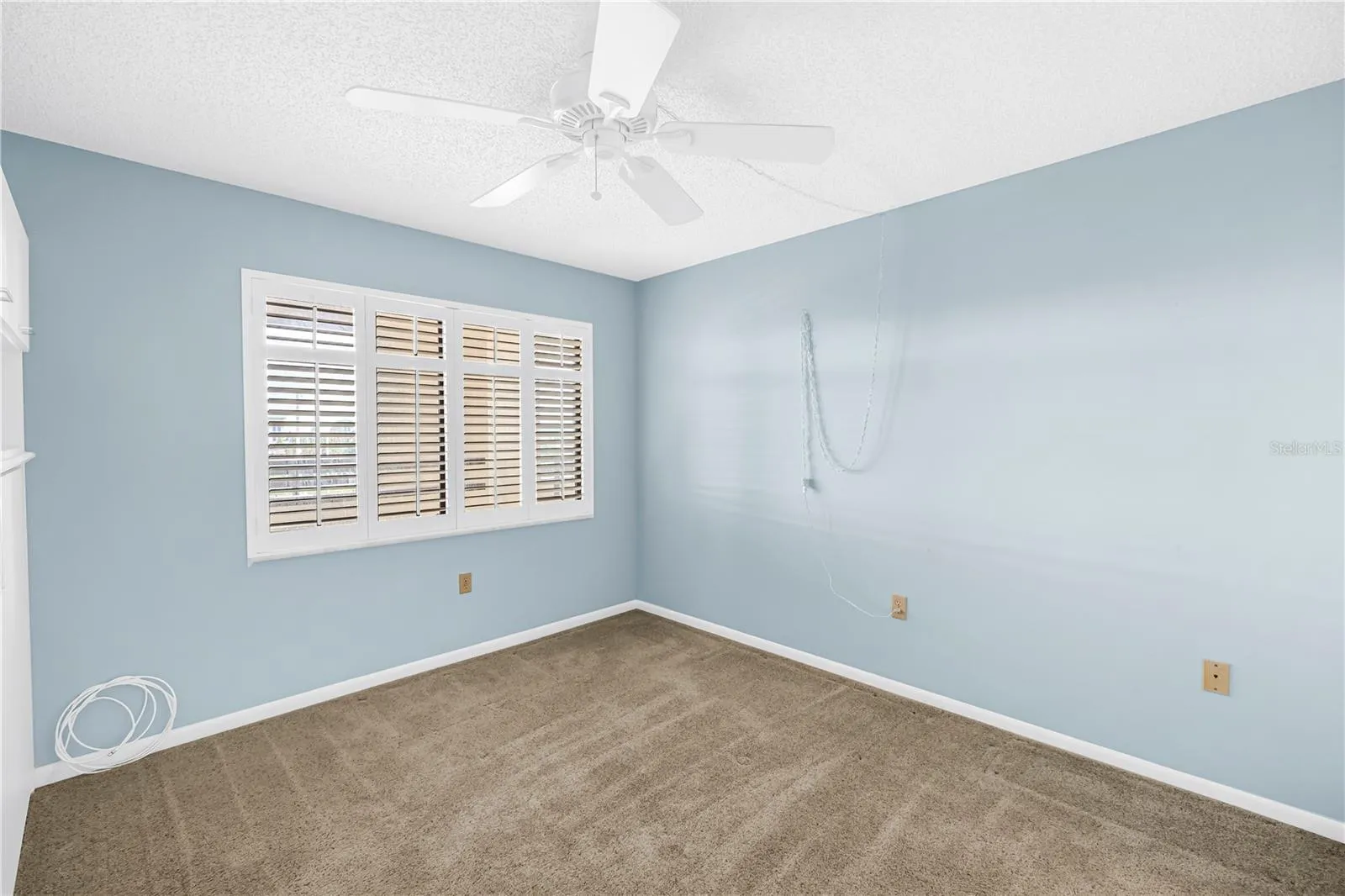 Guest Bedroom with plantation shutter