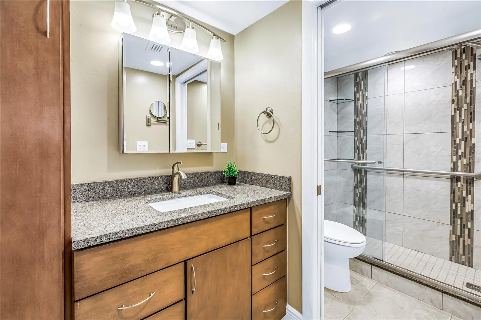 Remodeled Primary Bath Raised Vanity