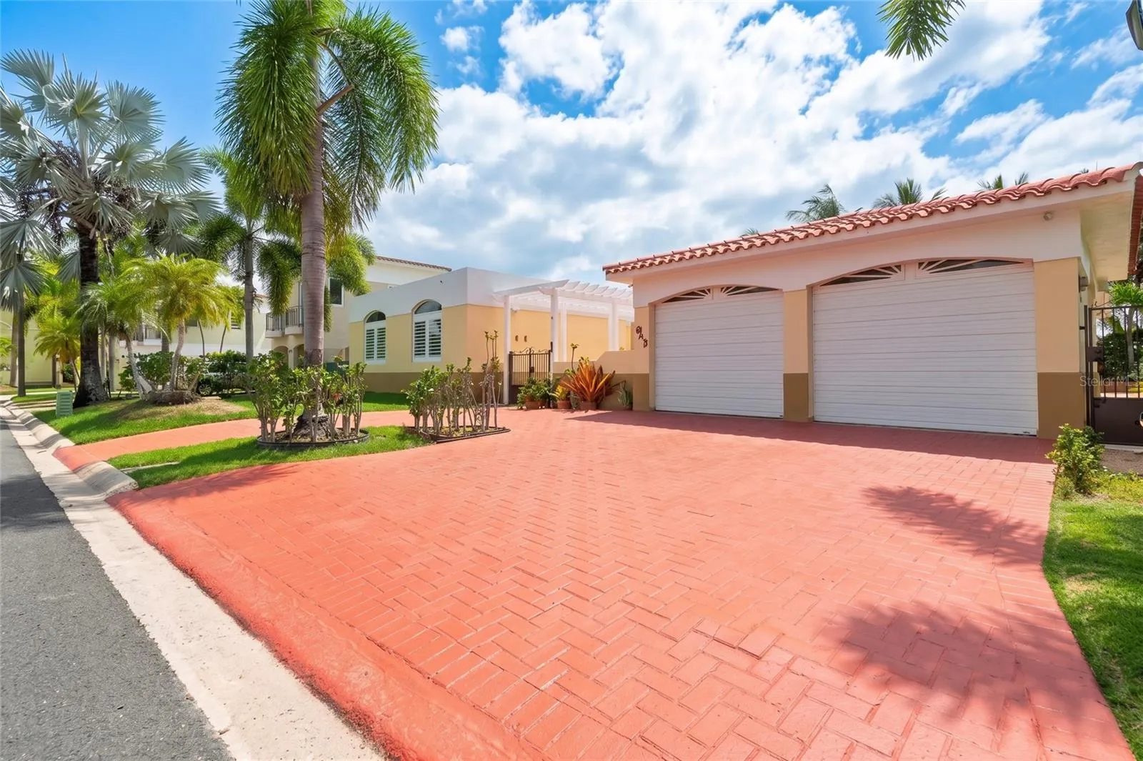 Paved Driveway & Double Garage