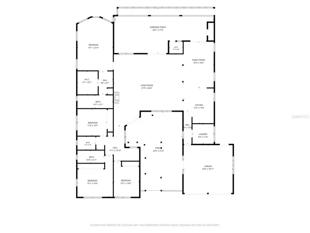Property Floor Plan with Room Dimensions
