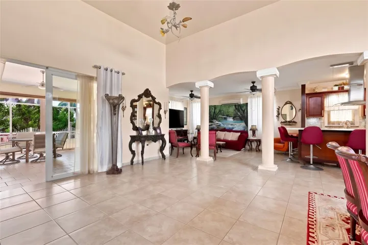 Open-Concept Living & Dining Area