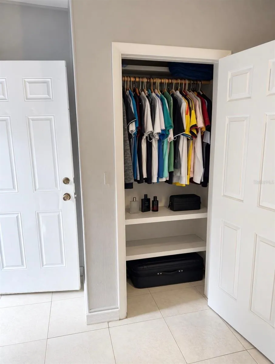 Primary closet