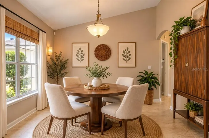 Virtually Staged Formal Dining