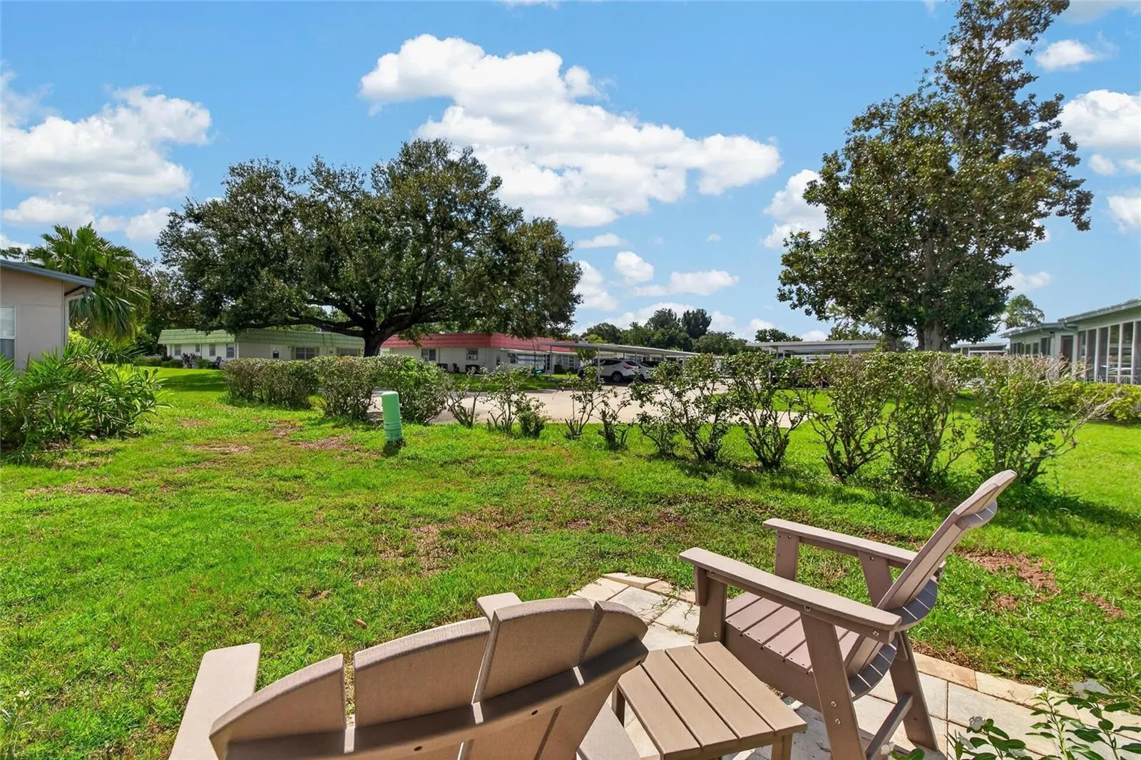 Rear yard view