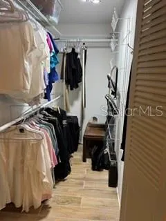 Primary walk in closet