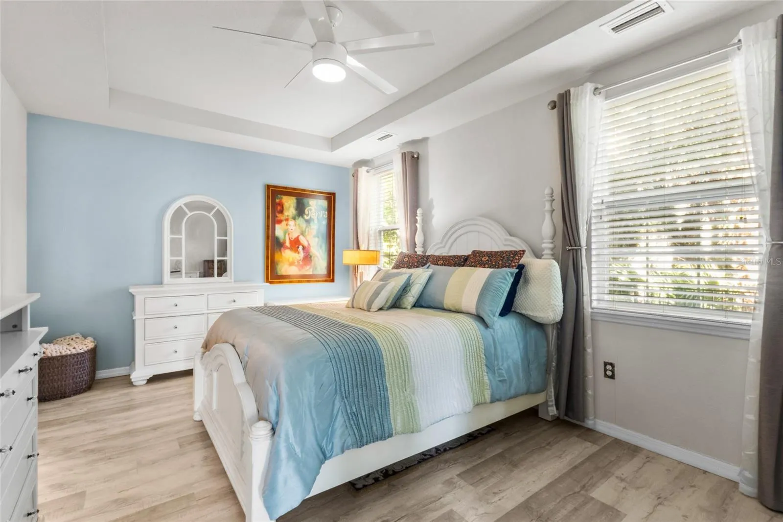 Primary Bedroom with garden view