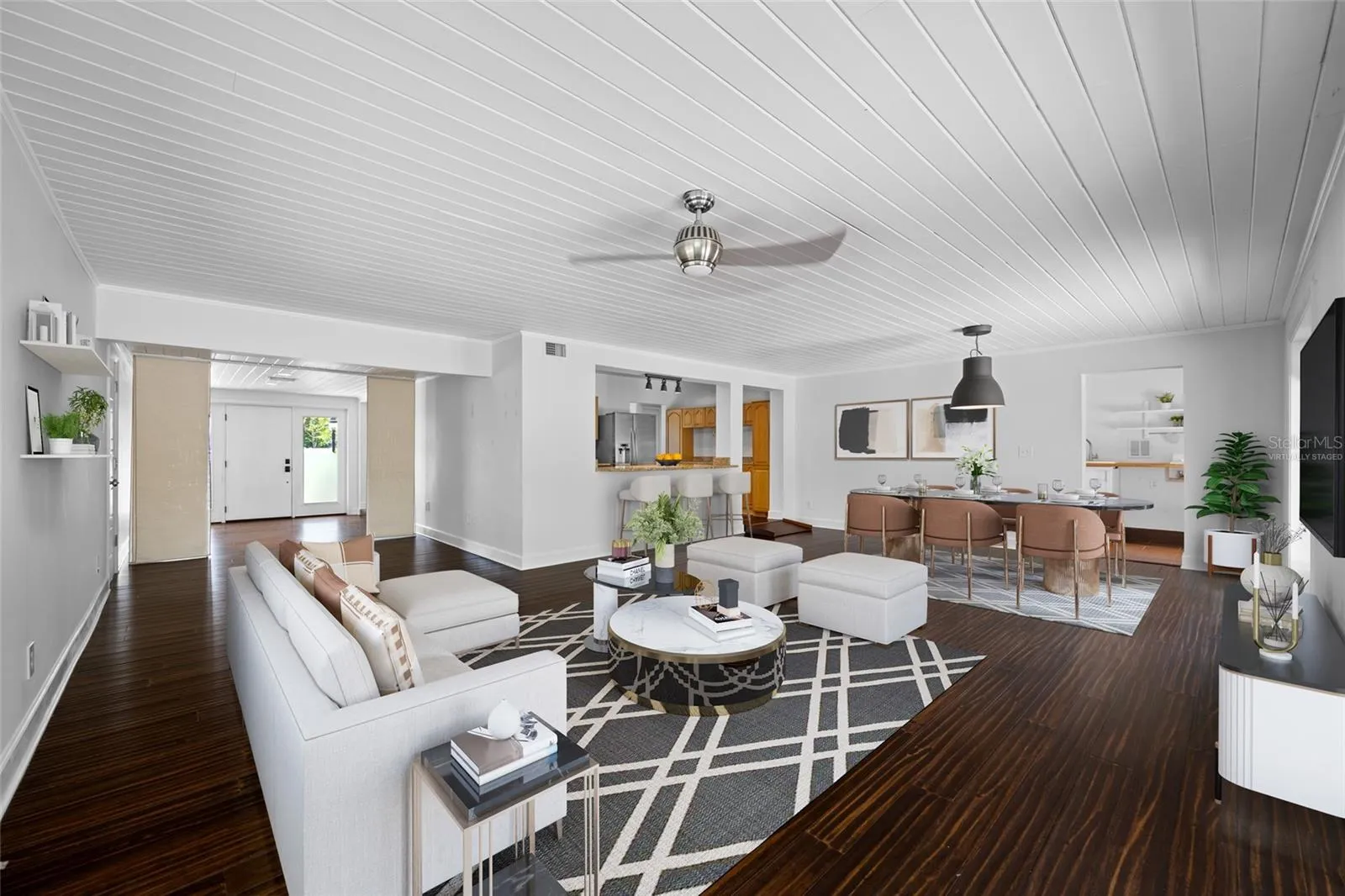 Great room-virtually staged