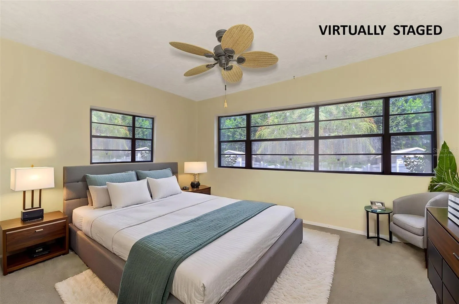 Virtually staged