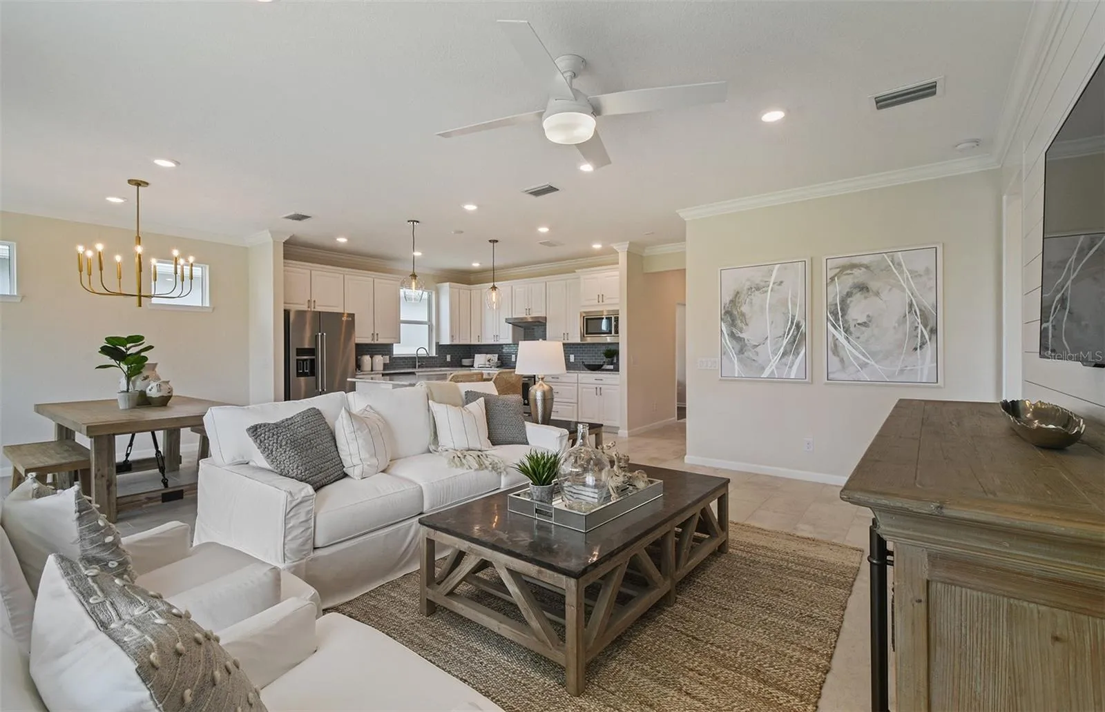 Model Home Design Only. Pictures and furnishings are for illustrative purposes only. Elevations, colors and options may vary. Furniture is for model home staging only.