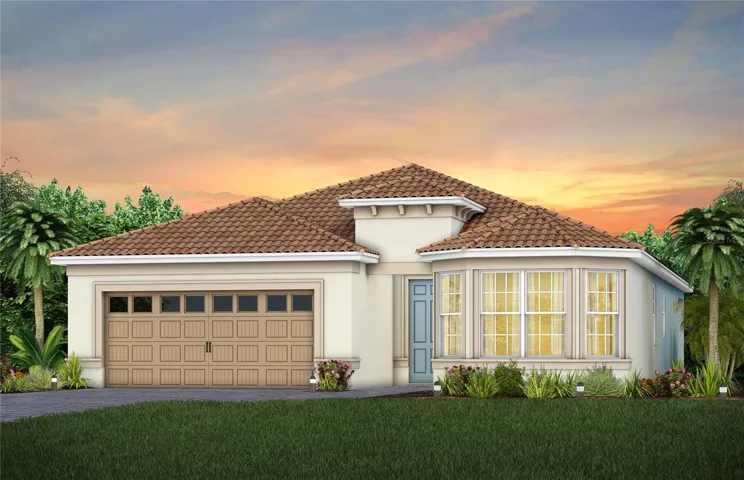 Exterior Design. Artistic rendering for this new construction home. Pictures are for illustrative purposes only. Elevations, colors and options may vary.