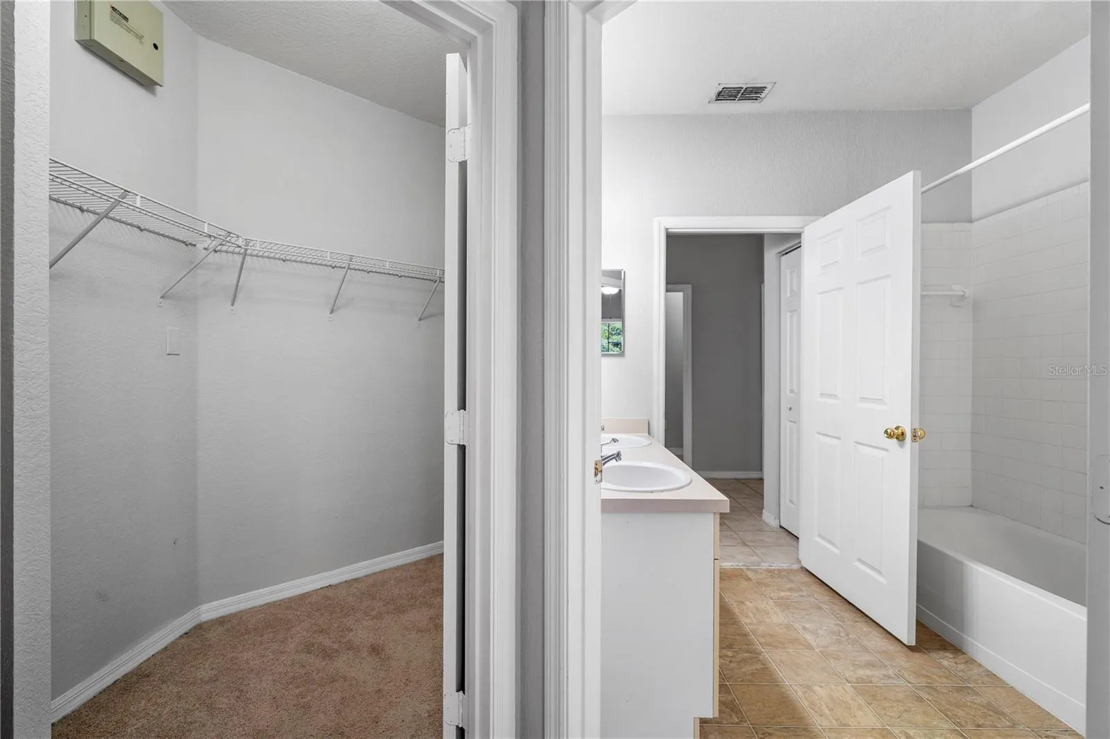 Walk-In Closet is Next to Bathroom Ensuite