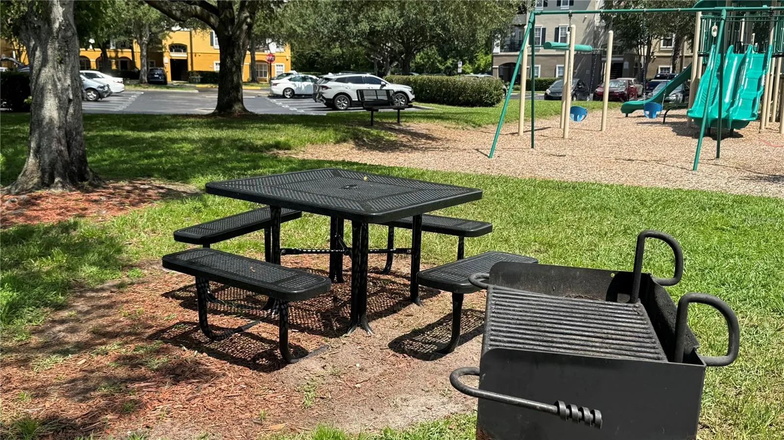 Community Grill and Picnic Tables are in Various Locations on Campus