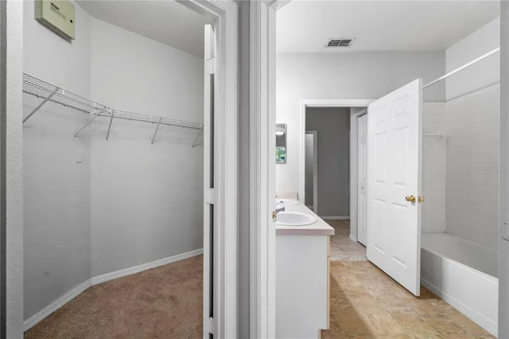 Walk-In Closet is Next to Bathroom Ensuite