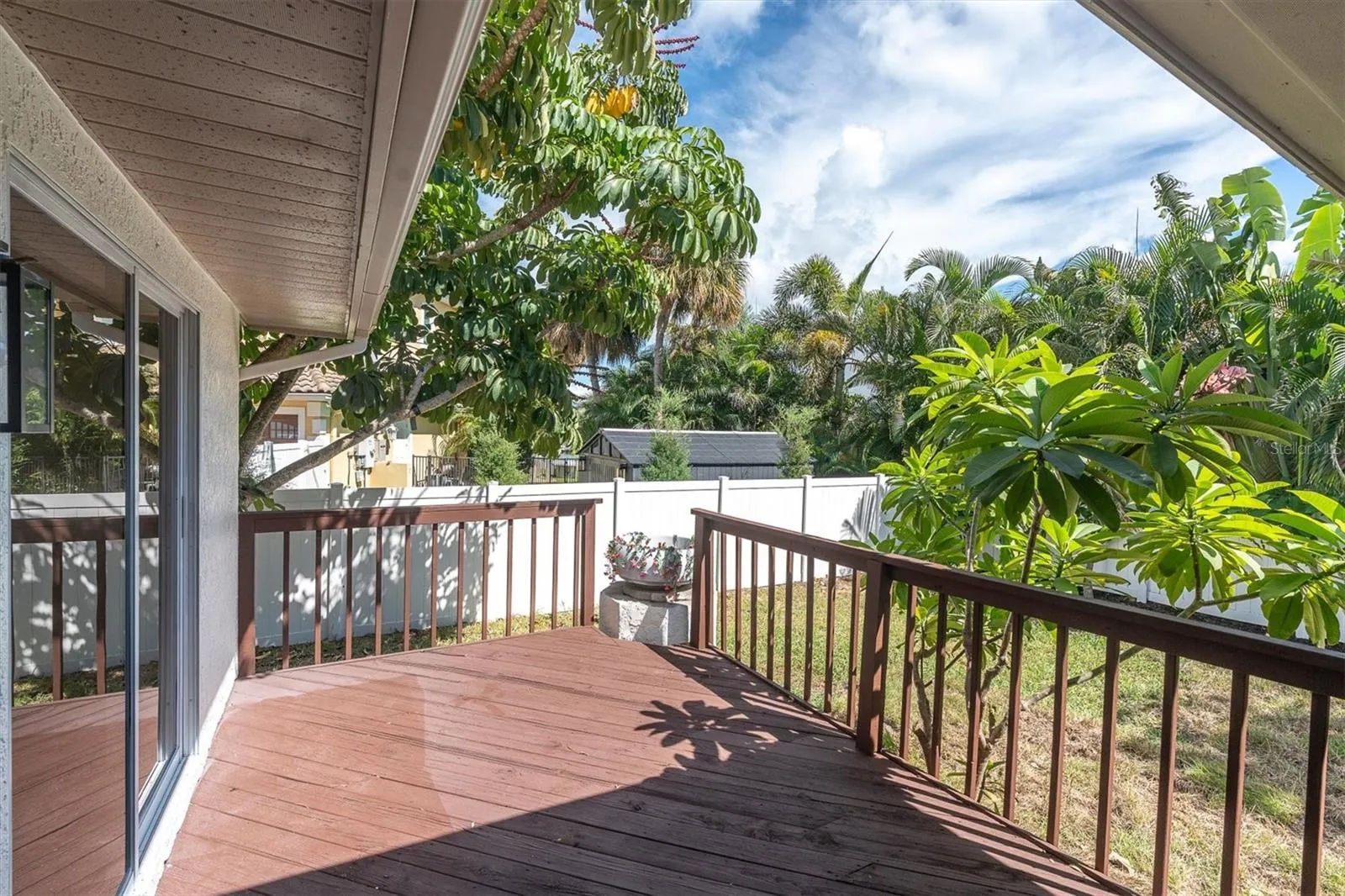A private island retreat with room to envision a future pool, spa, firepit or outdoor kitchen.