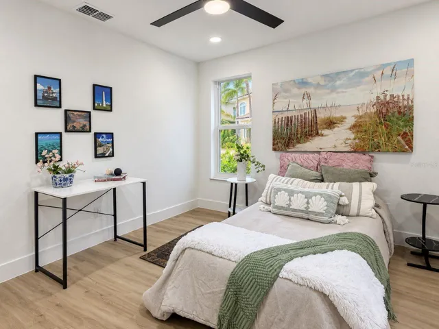 Bedroom 3 with patio access