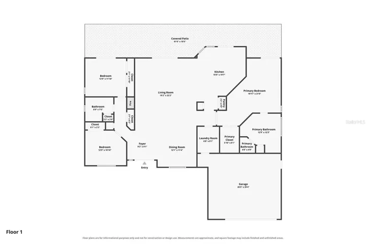 630 Pinta Dr Floor Plan