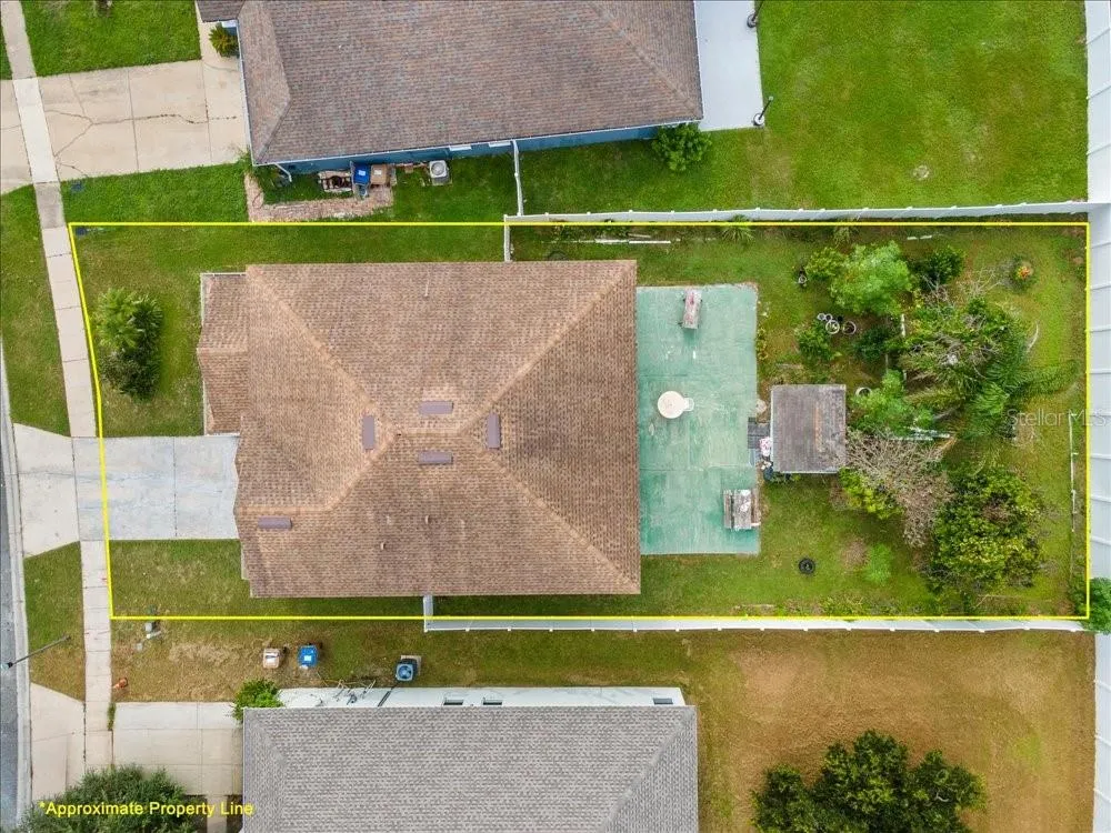 Top Down Aerial With Property Line