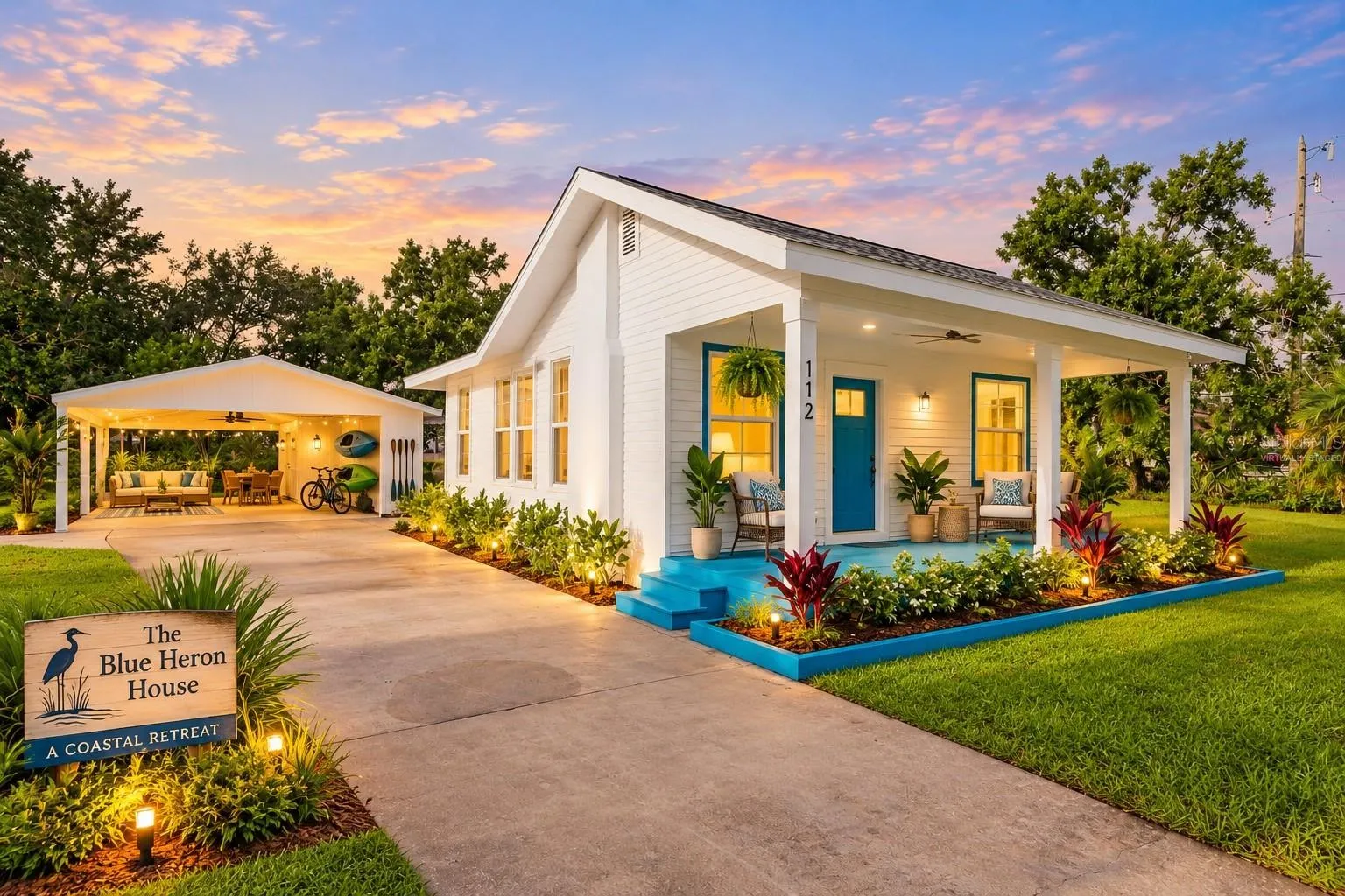 Front Entrance - VRBO Concept - Virtually Staged
