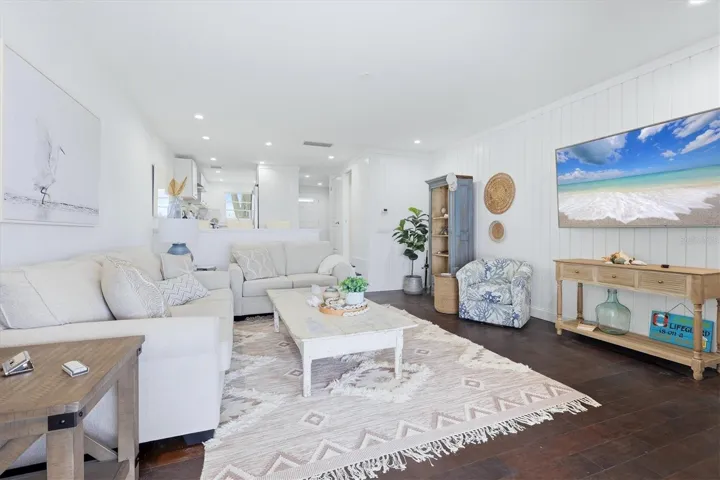 Living Room into Kitchen