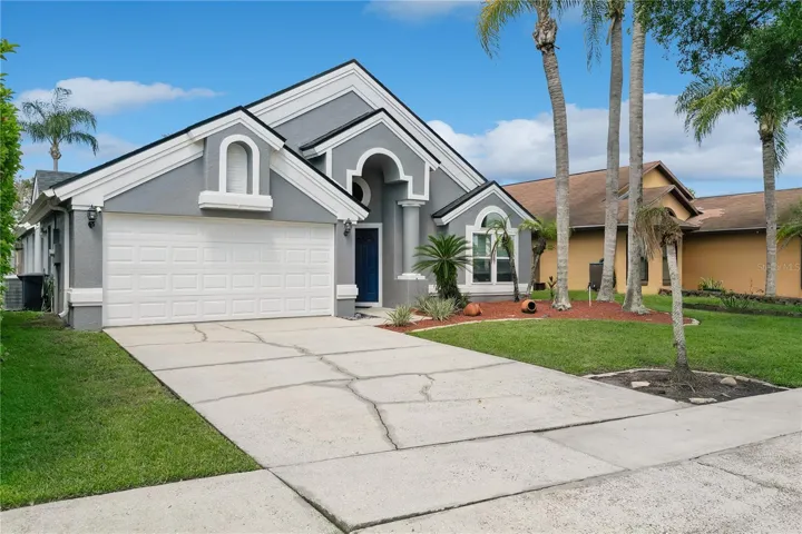 Fresh exterior paint