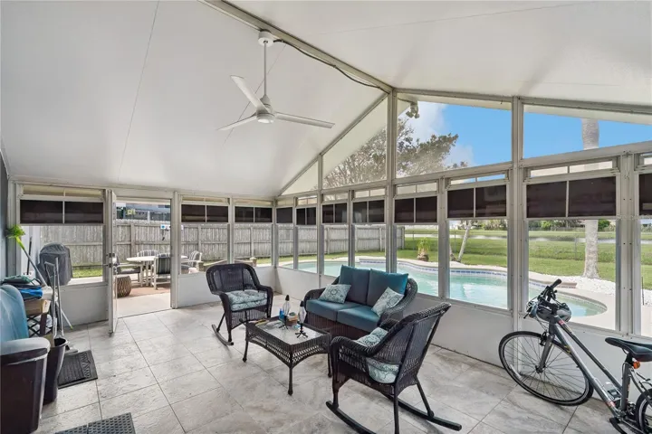 True Florida room for year round enjoyment