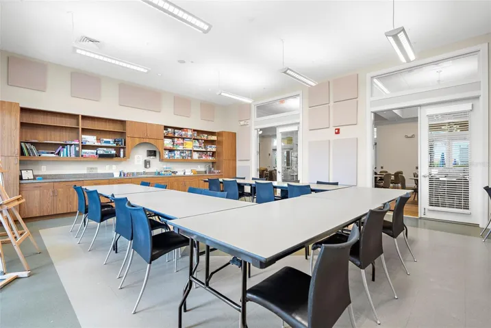 Craft room in resort center