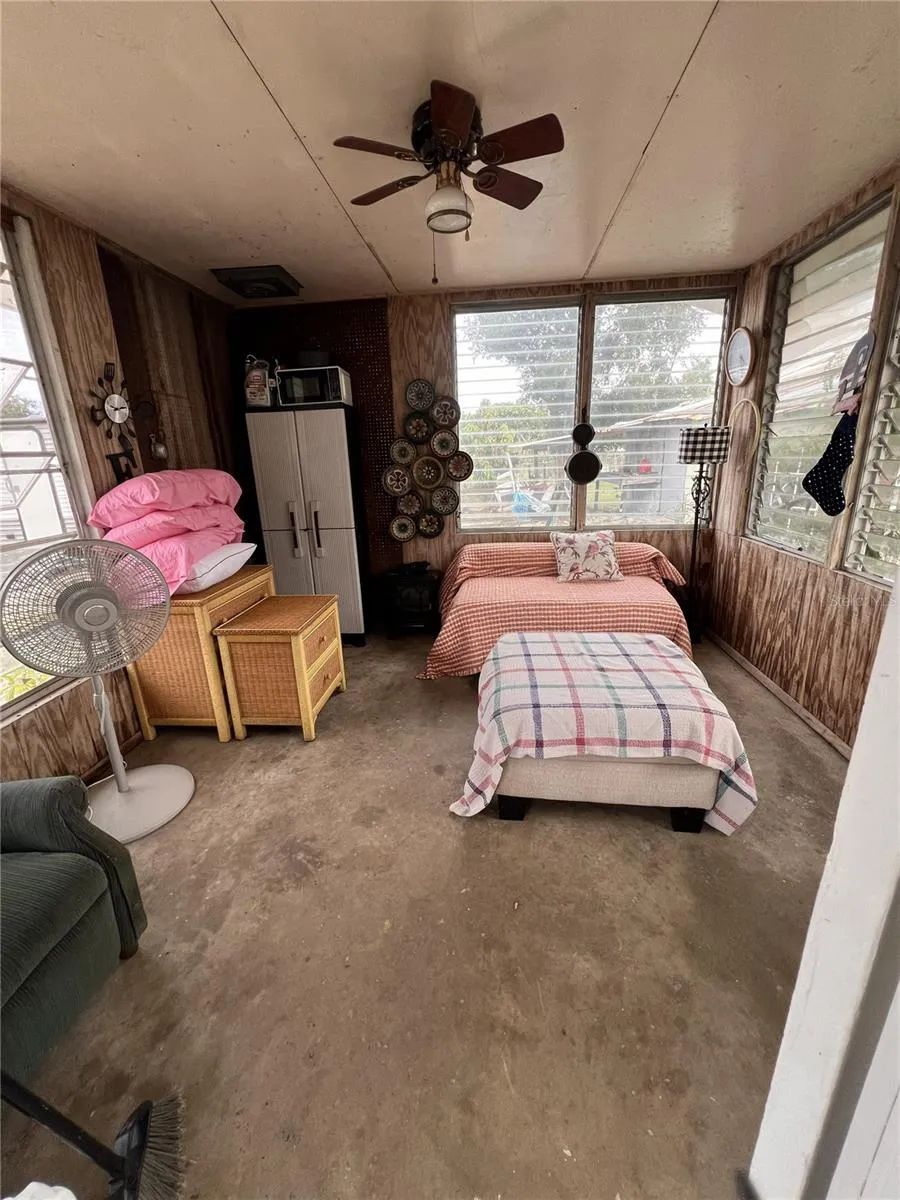 inside shed