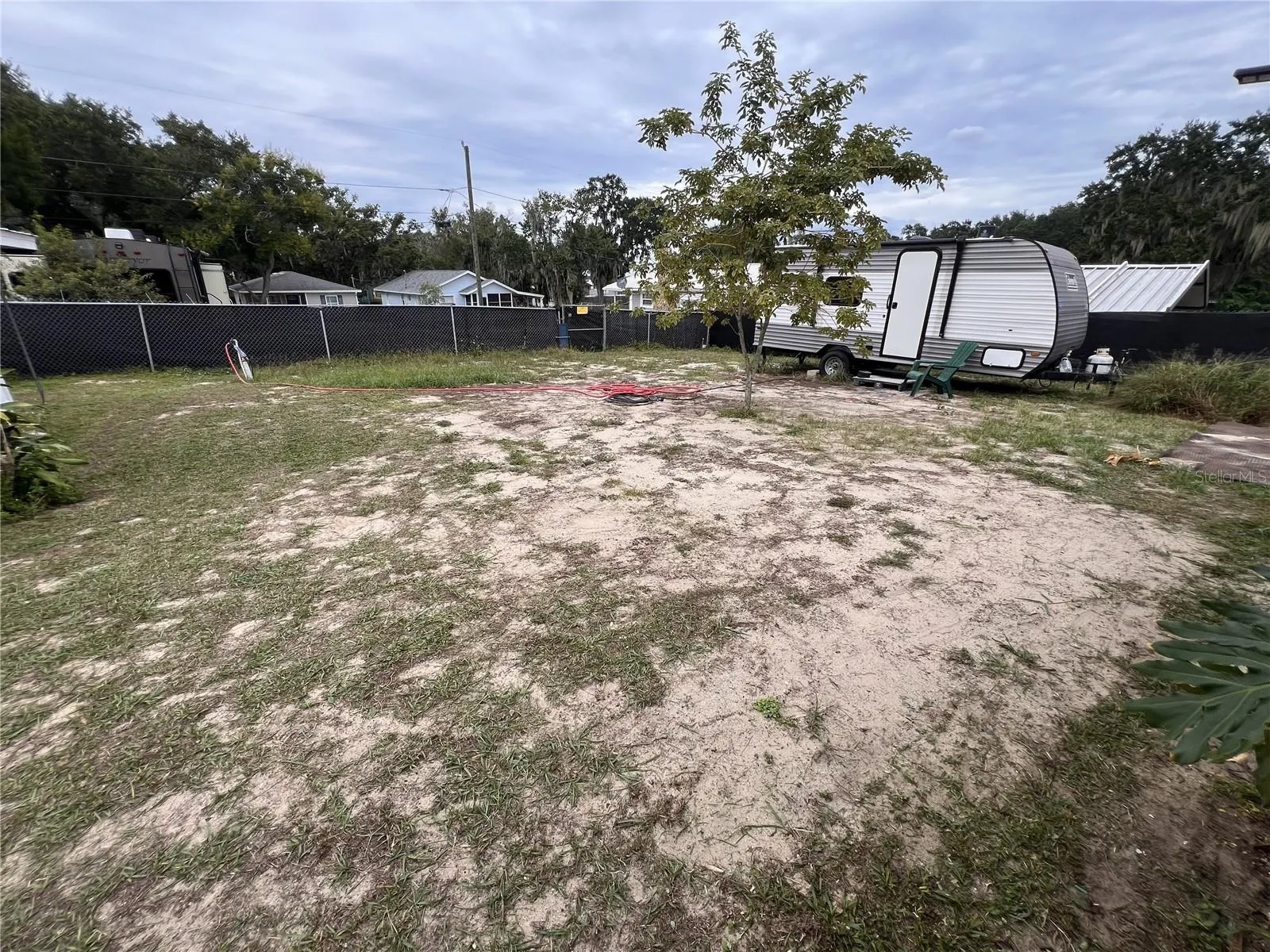 back yard RV sewer hook up
