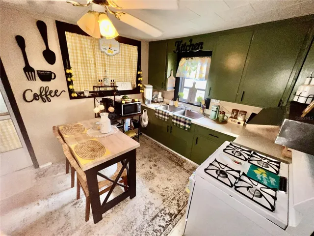 Kitchen with all wood kitchen cabinets