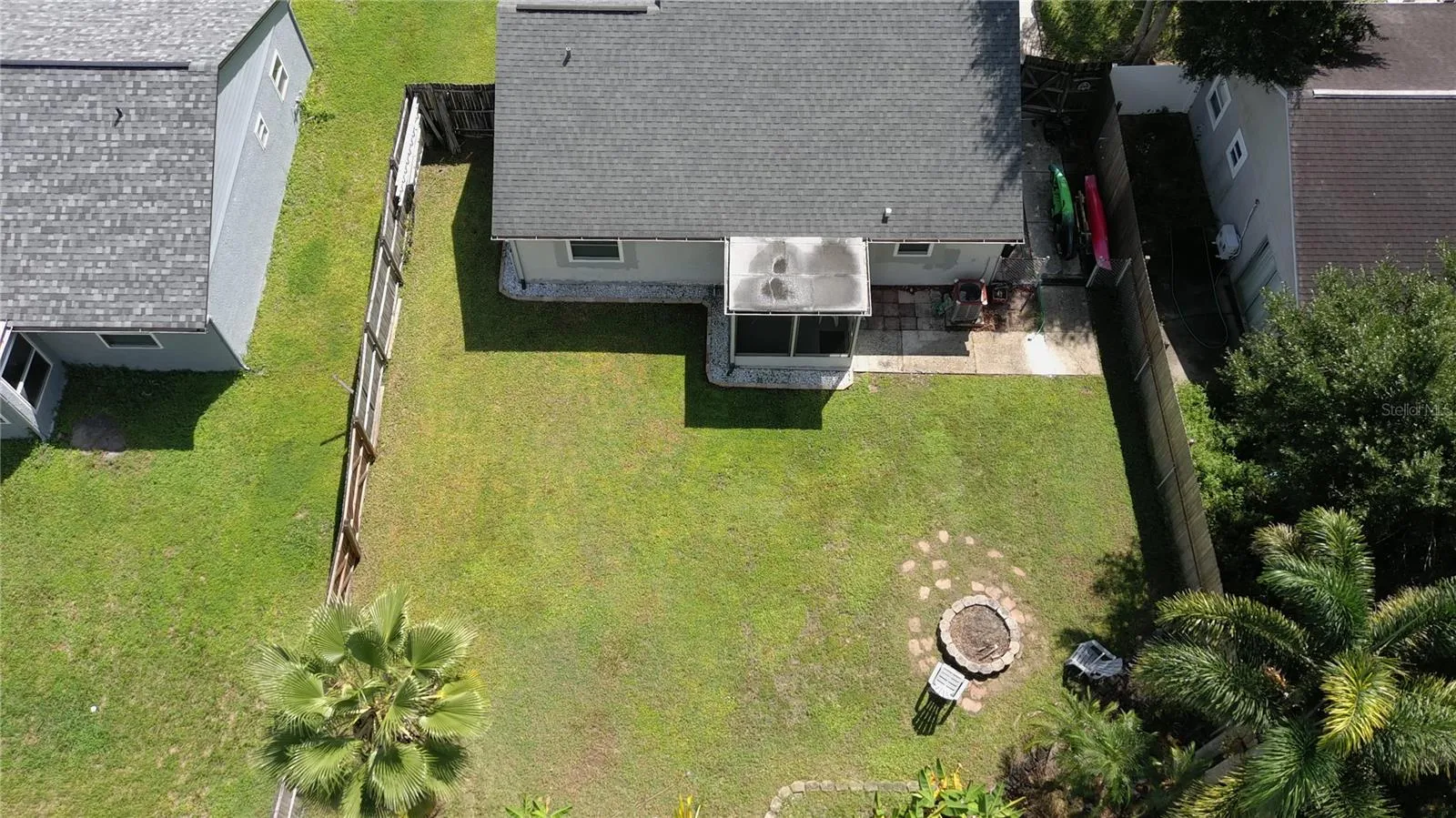 BACKYARD AERIAL PHOTO