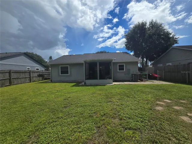 BACK EXTERIOR OF HOME