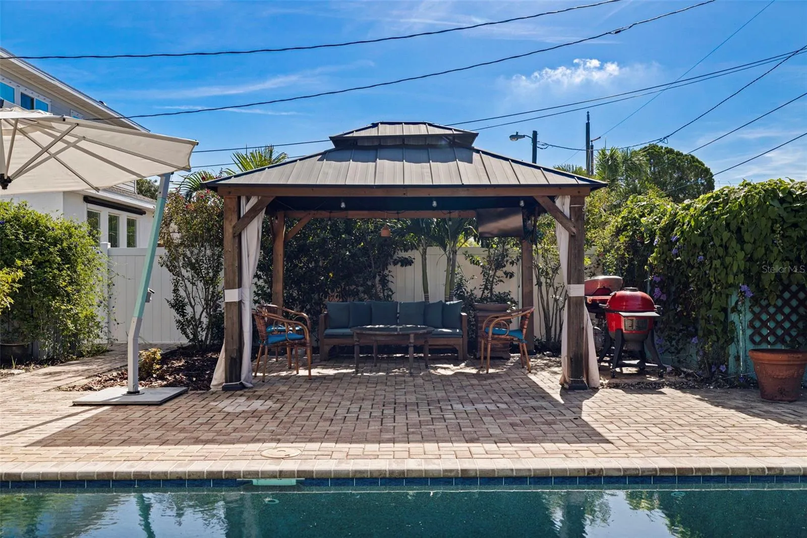 Gazebo Outdoor Enjoyment.