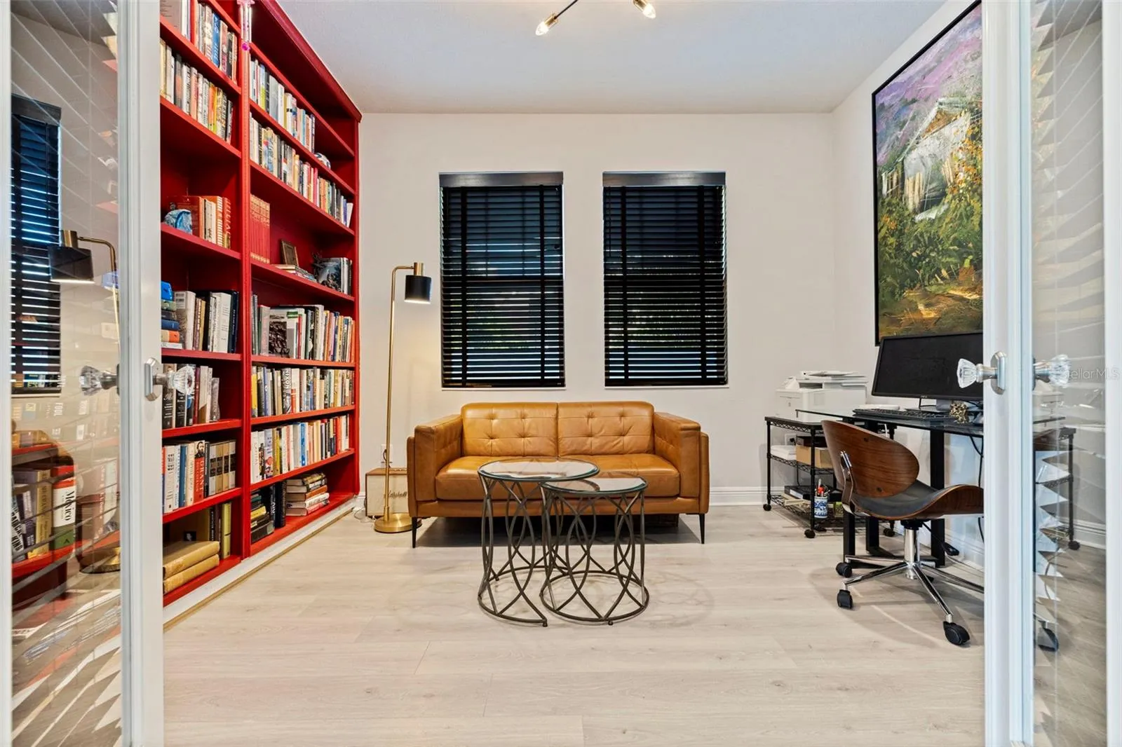 Downstairs Den, Office or Media Room.