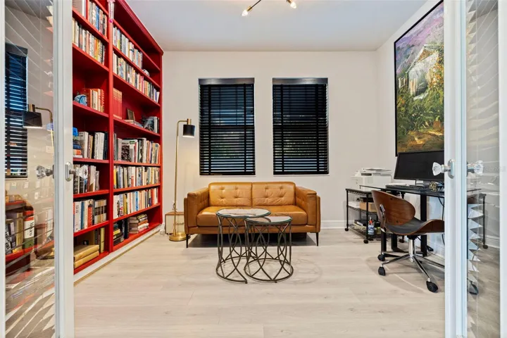 Downstairs Den, Office or Media Room.