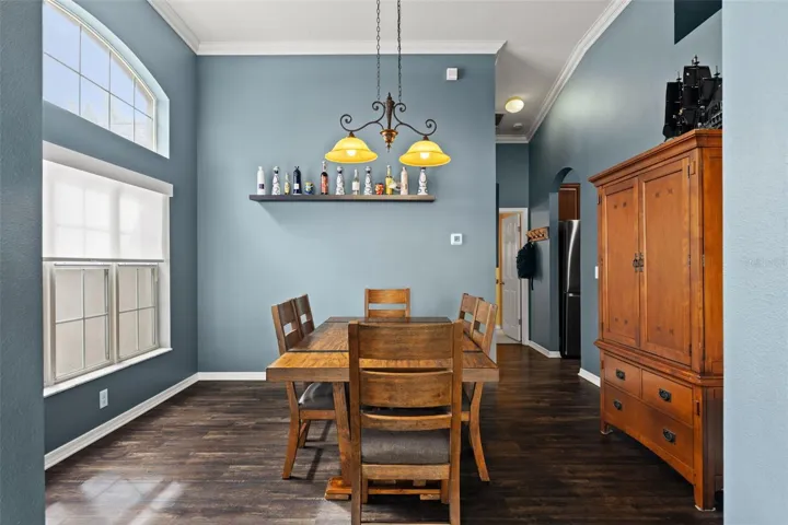 The separate dining room gives you a true gathering space for dinners, holidays, and entertaining.