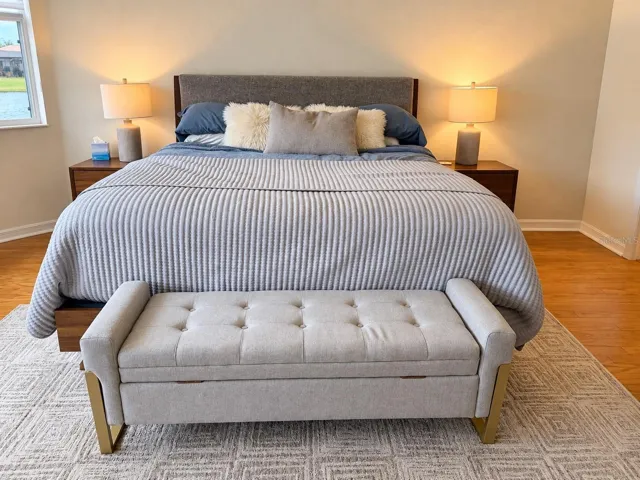 Primary Bedroom (Example of King Size Bed)