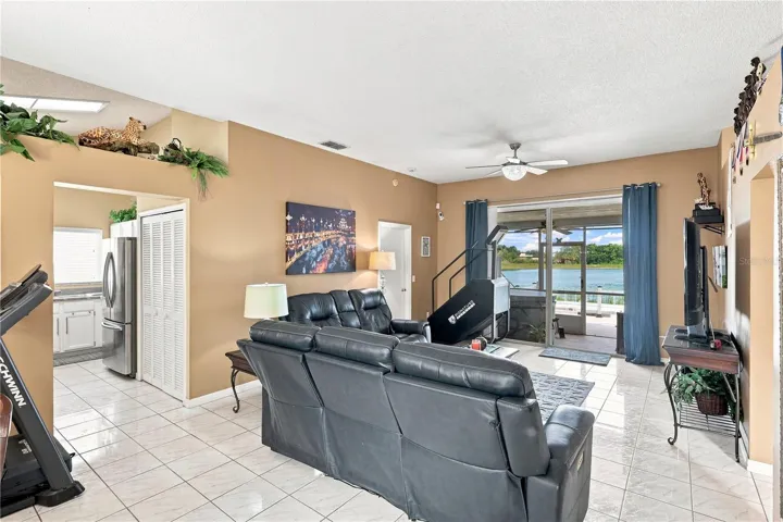 Family Room overlooking the Lake
