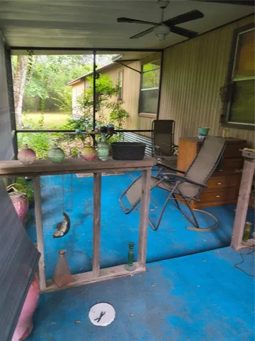 Dedicated screen room on back of home