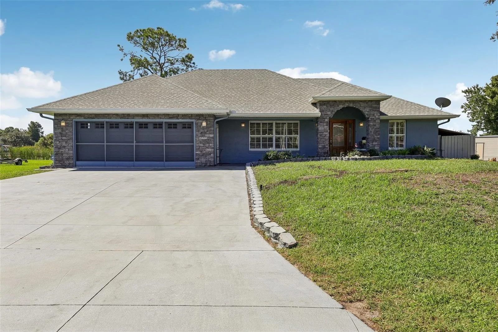 Beautiful home with garage front facing with long and wide driveway