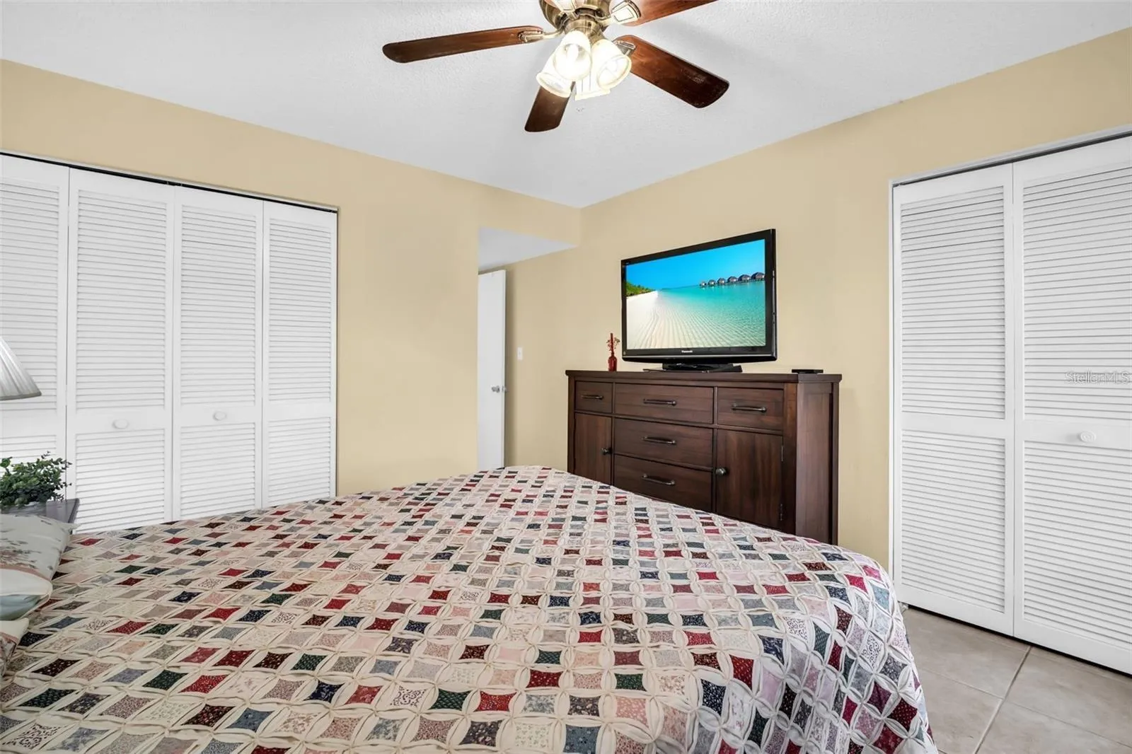 Not just one but TWO built-in closets with custom shelving~