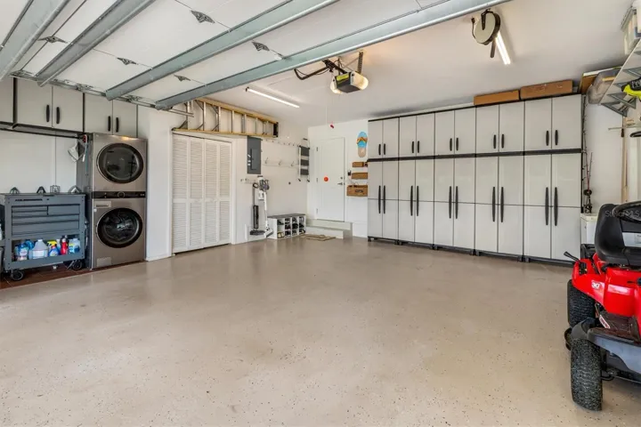 Lots and Lots of Storage in the Garage.