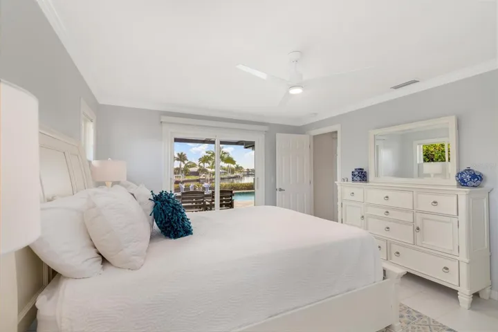 Electric Shades make bedside morning views a breeze.