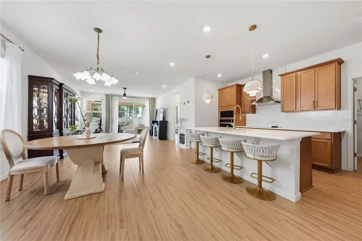 Open-Concept Kitchen and Dining Area