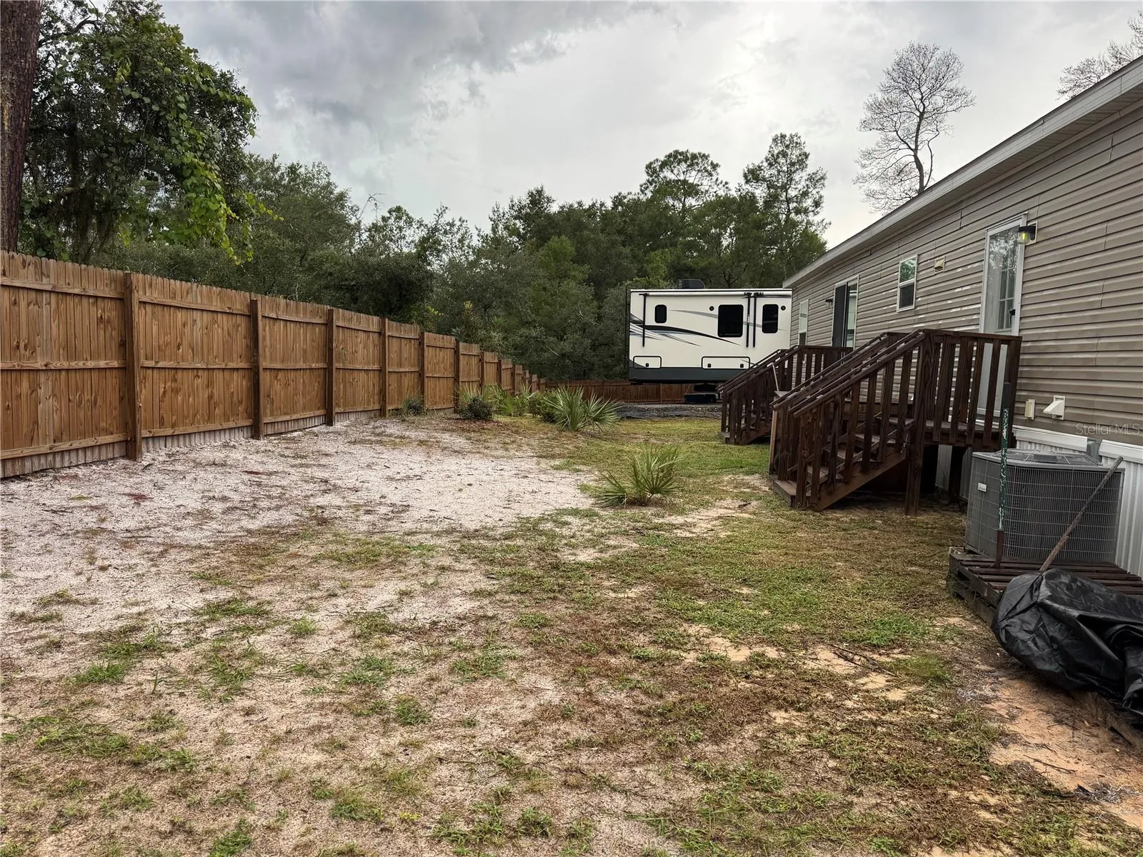 2 separate deck entrances from the rear of the home