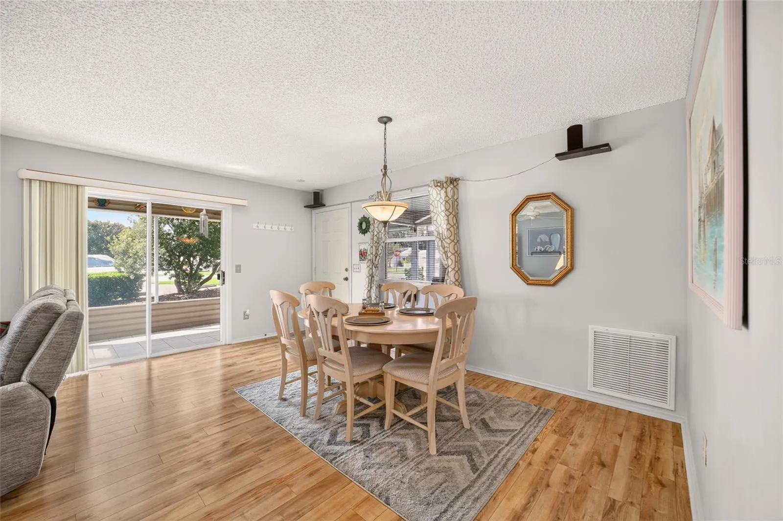 Dining area with plenty of light