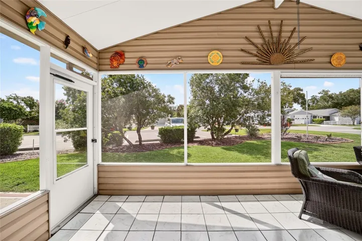 Open concept lanai